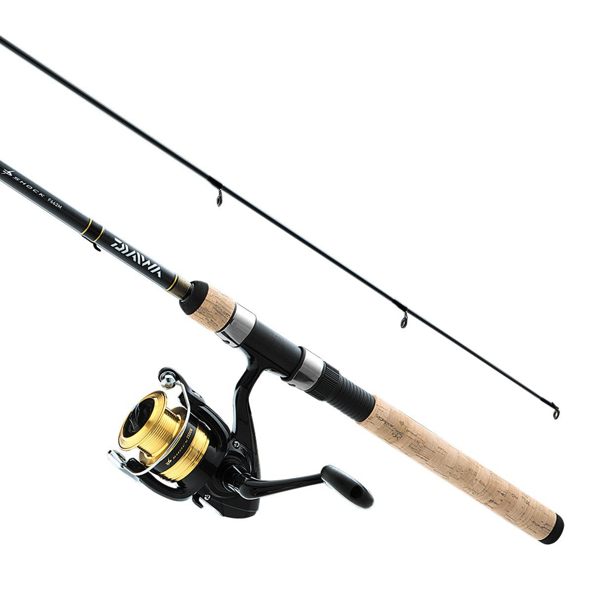 daiwa dsk25-b/f662m d-shock freshwater spinning combo Daiwa D-Cast Shock Spinning Combo – BOB SANDS TACKLE