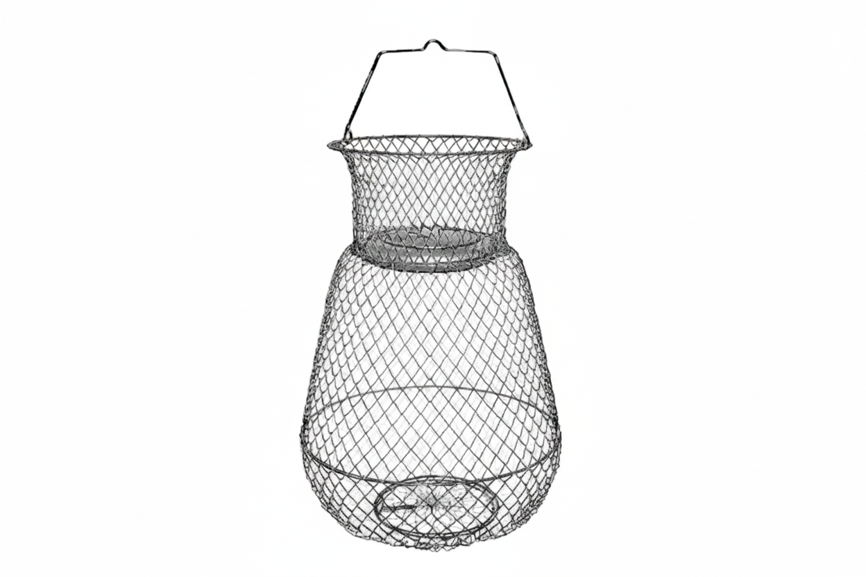 Danielson Collapsible Floating Wire Fishing Basket 14x25