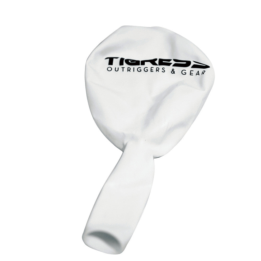 Tigress Outdoors White Helium Balloons