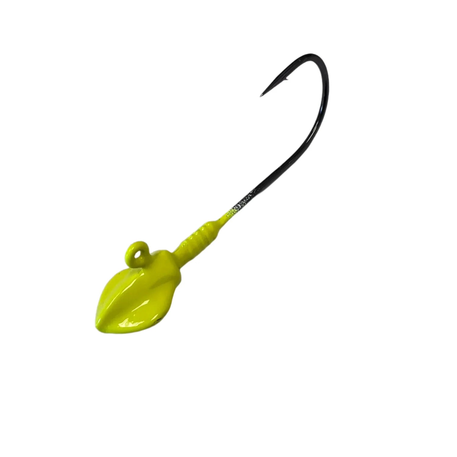 bulk lead head fishing hooks Lead Masters Fluke Heads, 1/2oz / Chartreuse