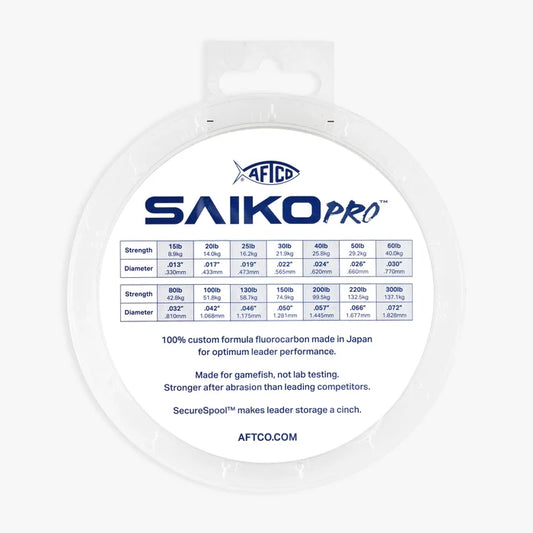Saiko Pro 100% Flourocarbon Leader