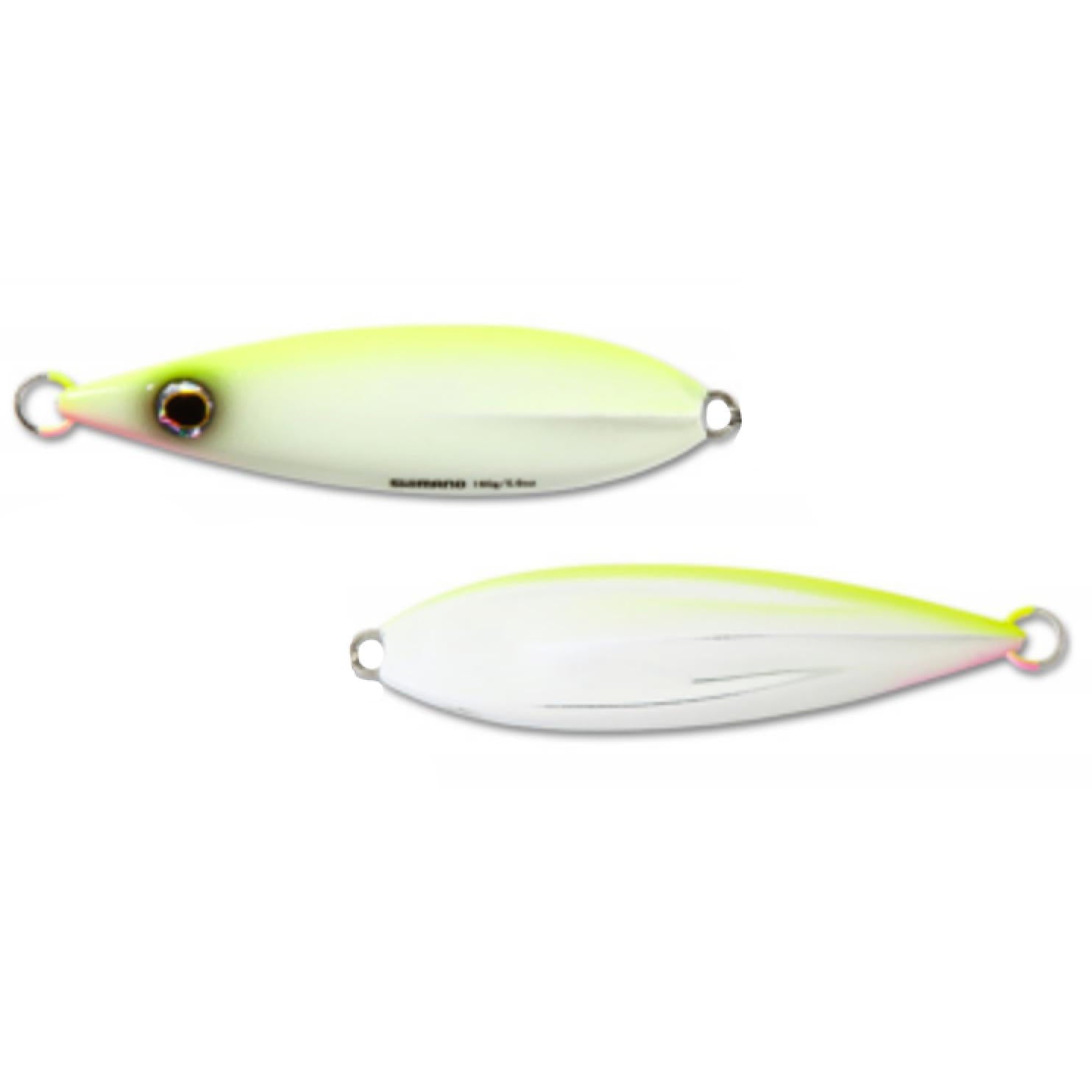 butterfly fishing lures Shimano Butterfly Flat-Fall Jigs 300g / Super Glow