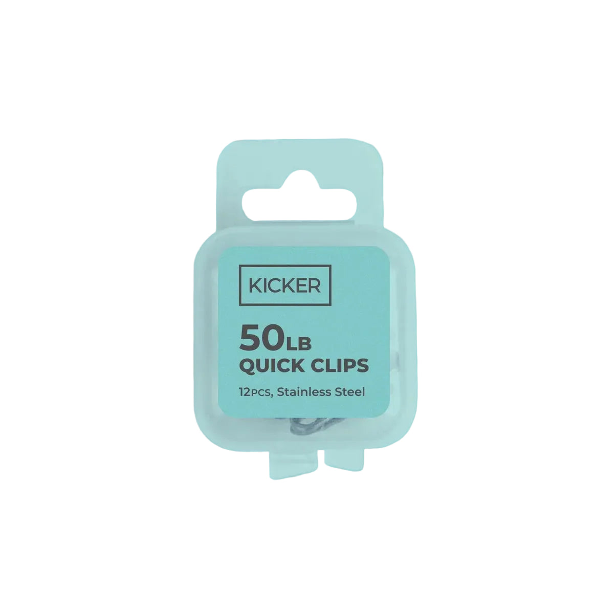 Kicker Fishing Quick Clips - Stainless Steel 12pk