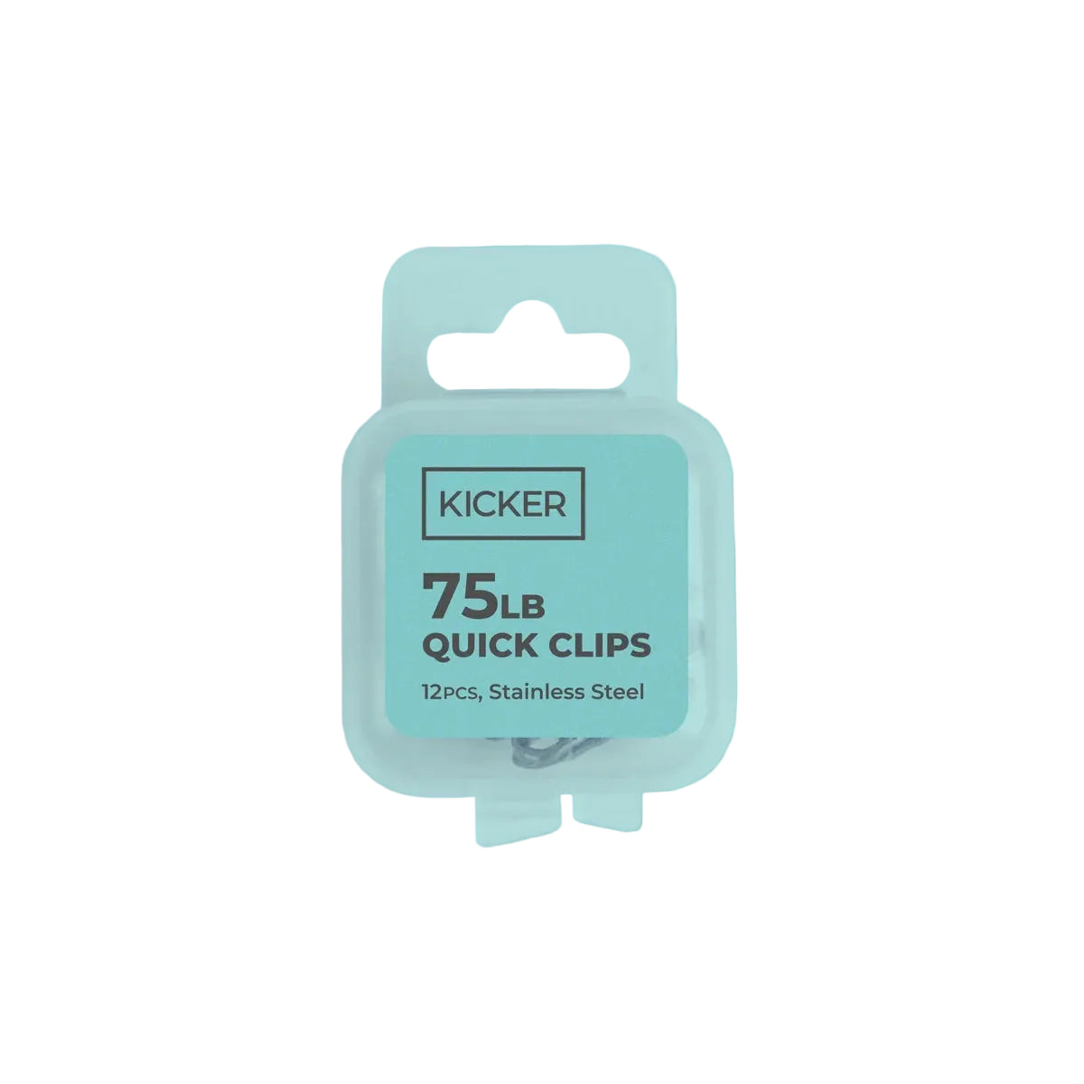 Kicker Fishing Quick Clips - Stainless Steel 12pk