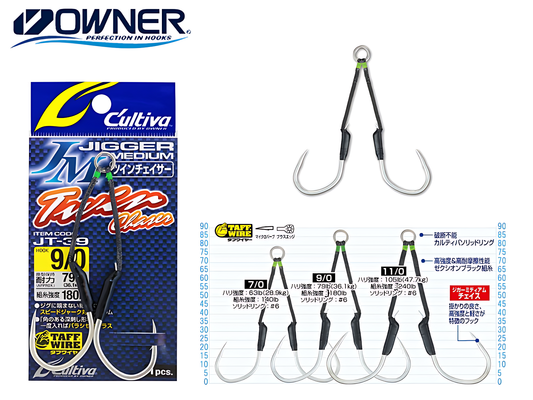 Owner JT-39 Twin Assist Hooks