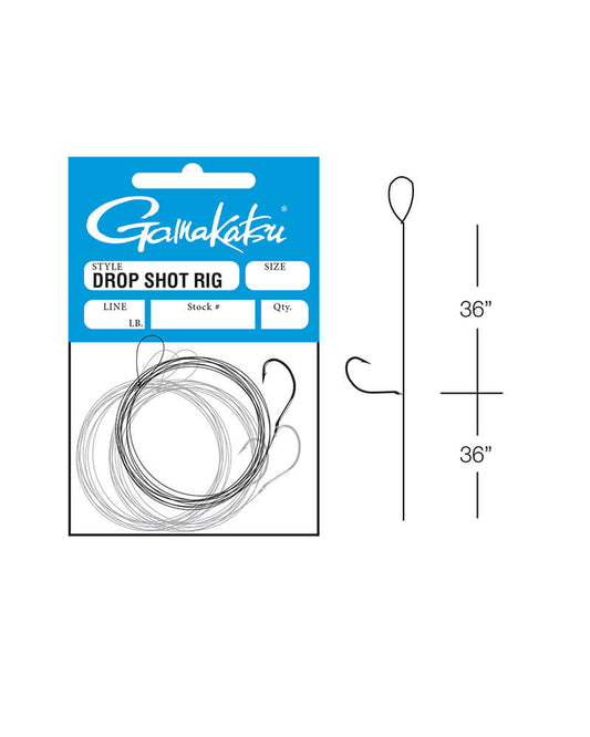 Gamakatsu Drop Shot Rig Qty. 3