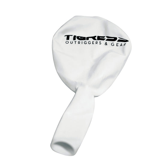 Tigress Outdoors White Helium Balloons