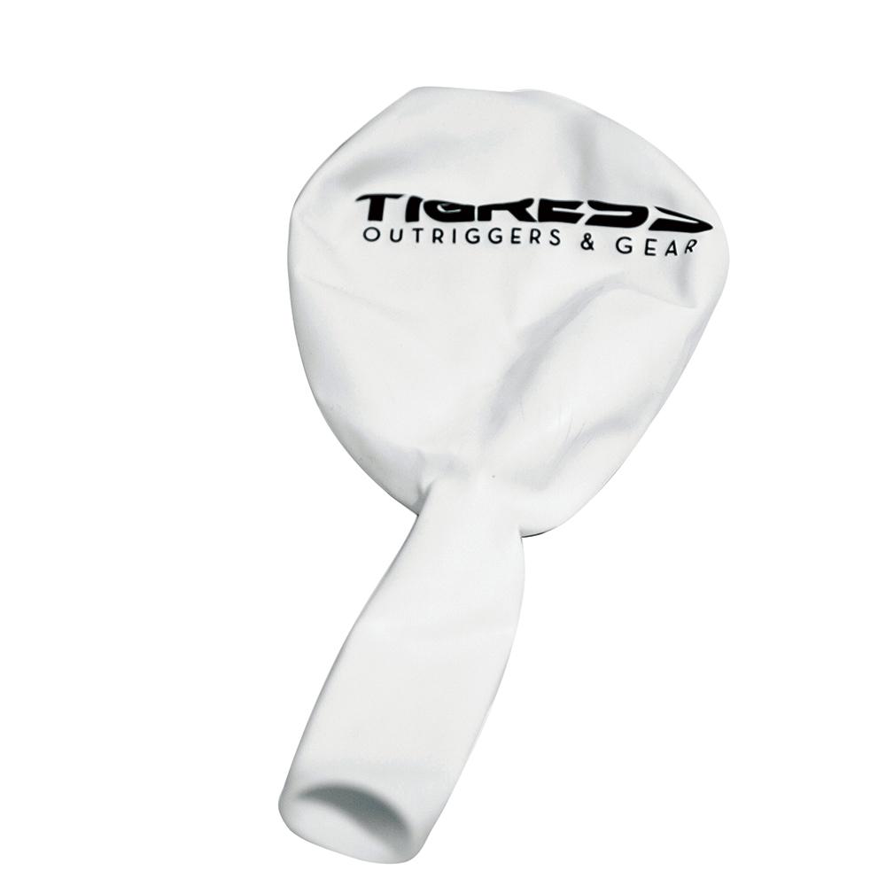 Tigress White Helium Balloons