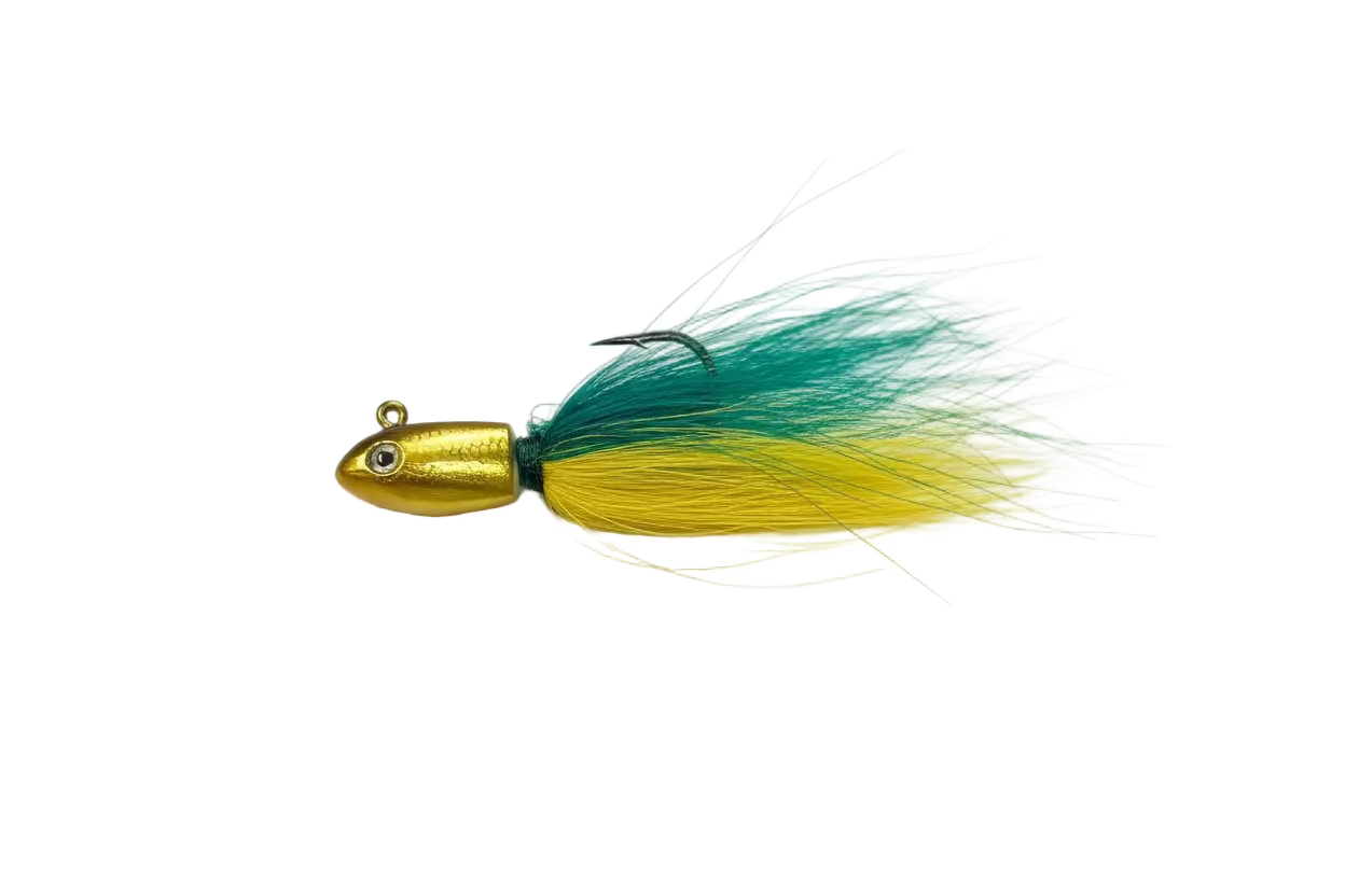 B-52 Bucktail Jig 4oz / Green/Yellow