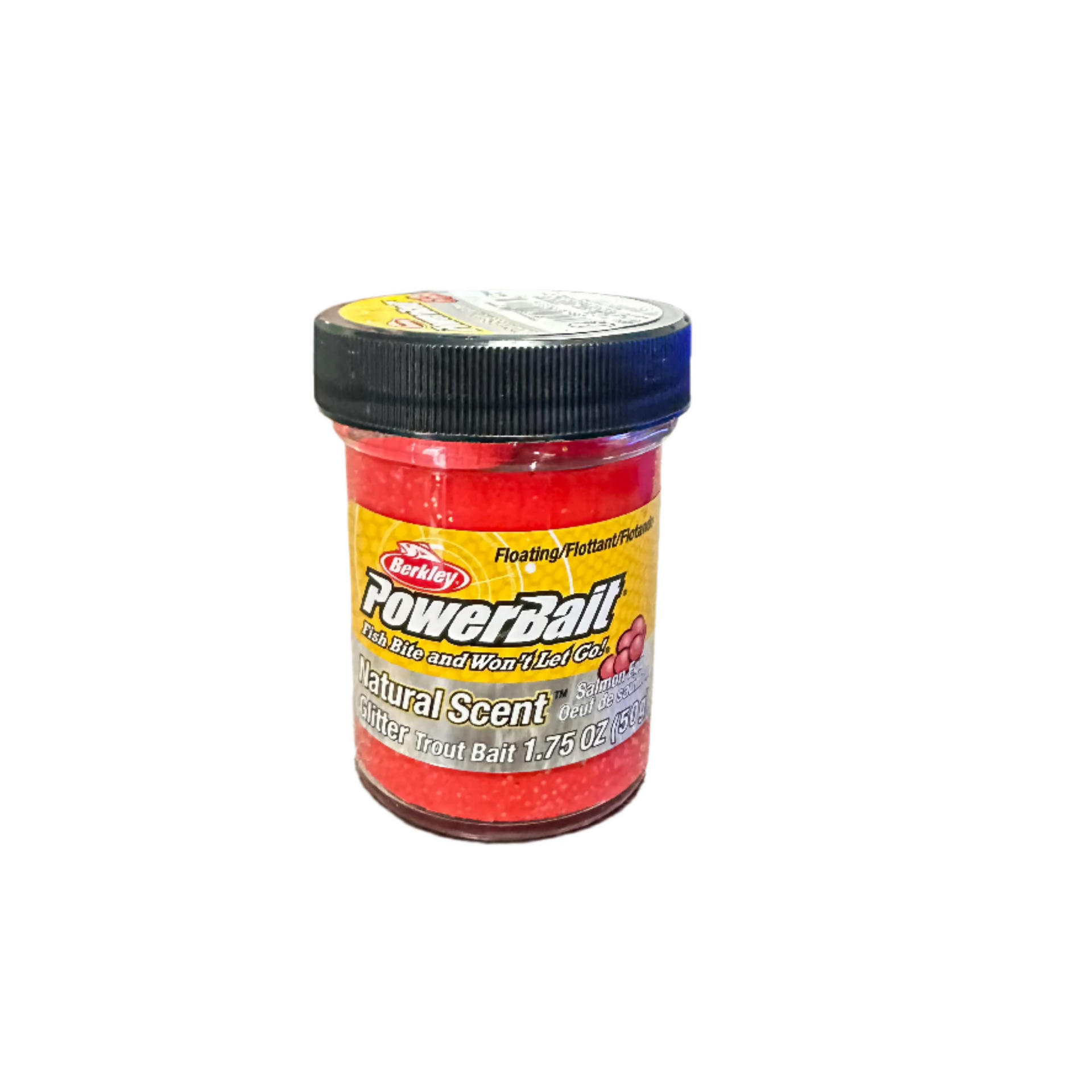 berkley fishing bait company Berkley PowerBait Natural Glitter Trout Bait Red / Salmon Egg