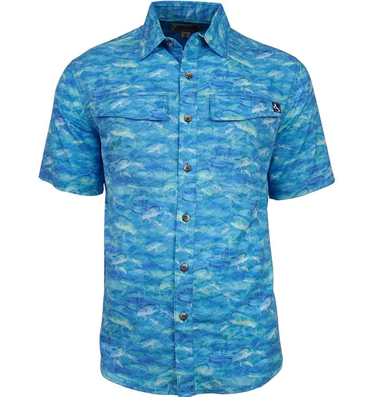 Men’s Mahi Rush Stretch Short Sleeve Fishing Shirt