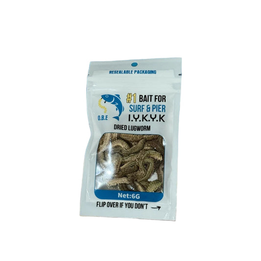 Dried Lugworm : #1 Bait for Surf & Pier