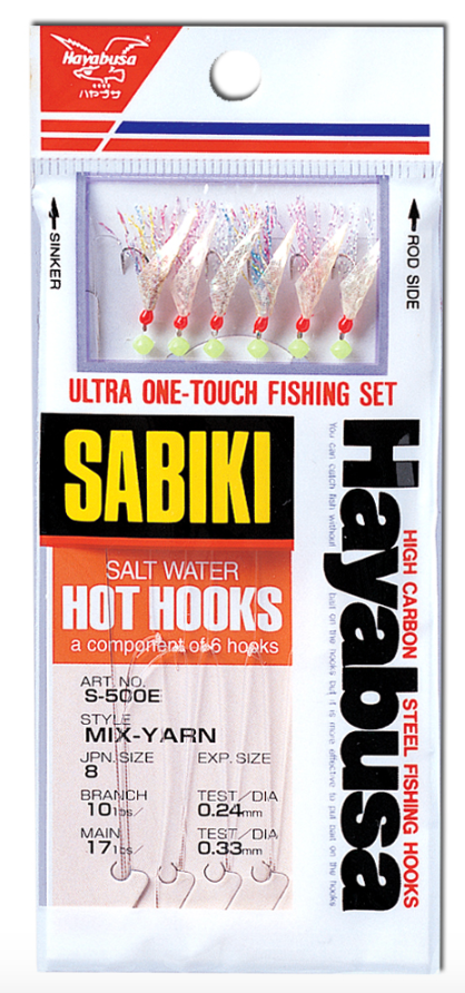 Sabiki Saltwater Hot Hooks