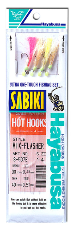 Sabiki Saltwater Hot Hooks