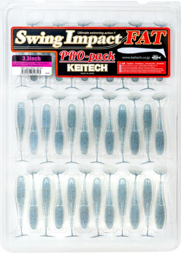Keitech Swing Impact FAT PRO-Pack