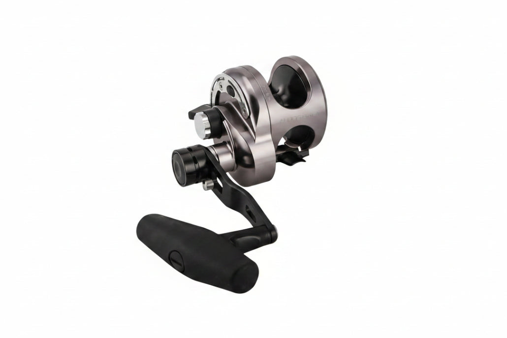 okuma 2 speed reels Okuma AJ-12NSII Alijos 2-Speed Lever Drag Reel